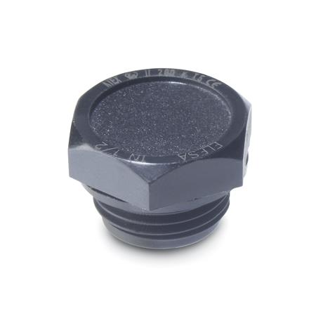 Otto Ganter ATEX Threaded Plug Plastic, GN 745.6